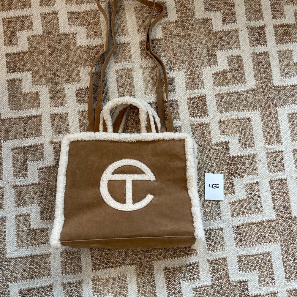 Telfar Tan Shearling Women's Bag